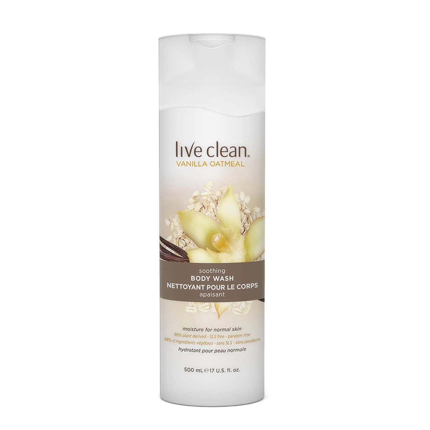 Live Clean Vanilla Oatmeal Body Wash