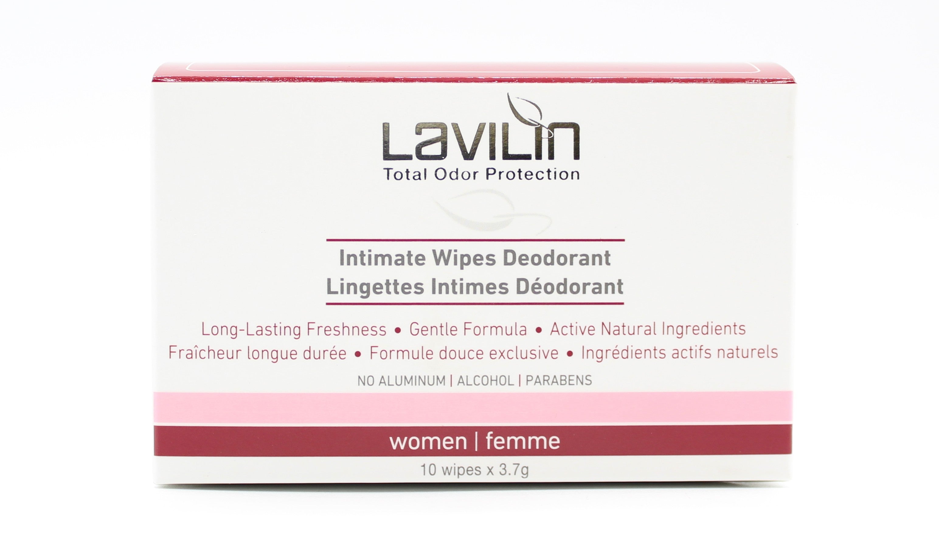 Lavilin Women's Intimate Wipes Deodorant