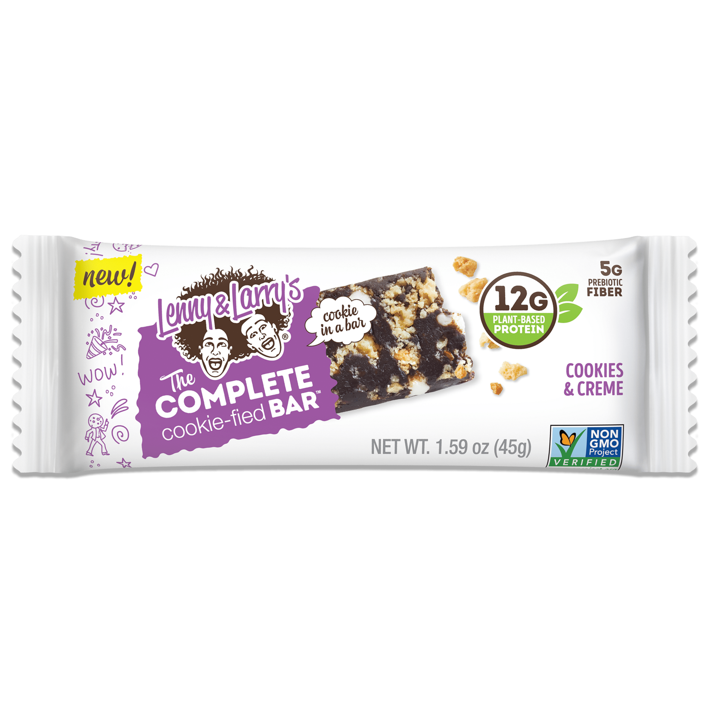 Lenny & Larry's Cookies & Creme Cookie Protein Bar
