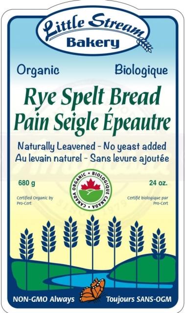 Little Stream Bakery Organic Rye-Spelt Bread