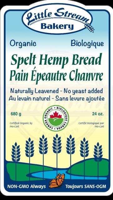 Little Stream Bakery Organic Spelt Hemp Bread