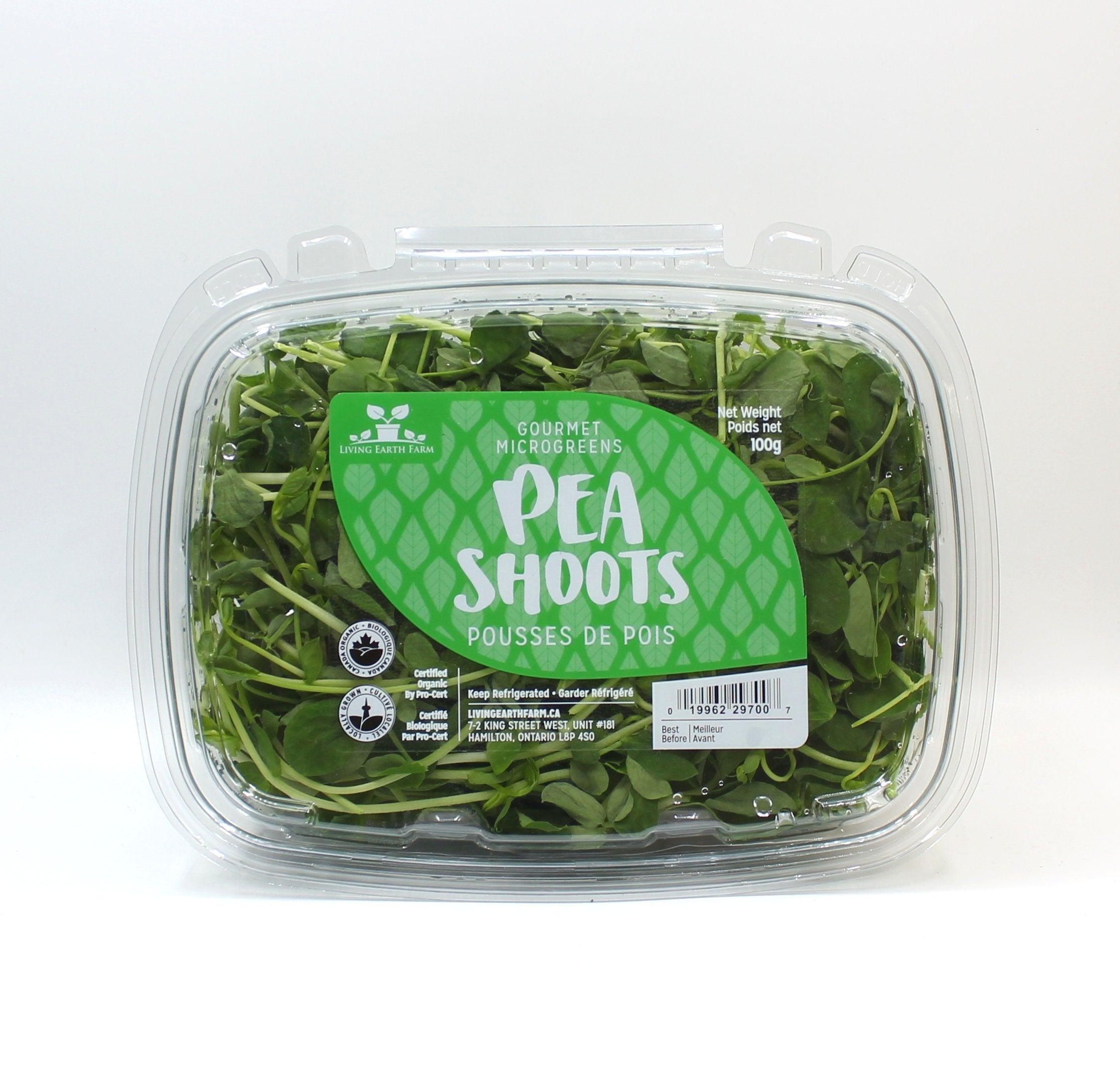 Living Earth Organic Micro Pea Shoots