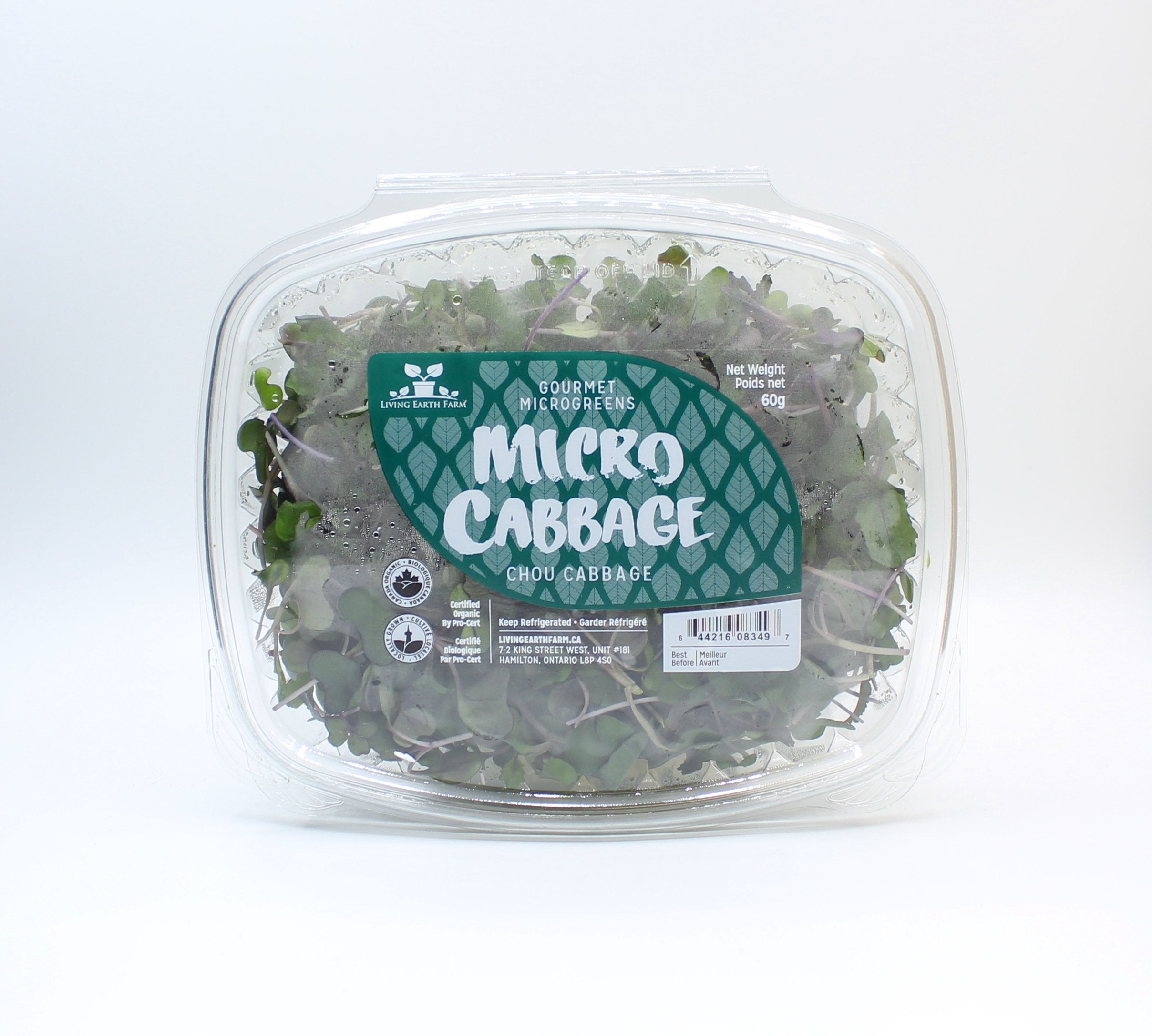 Living Earth Organic Micro Cabbage