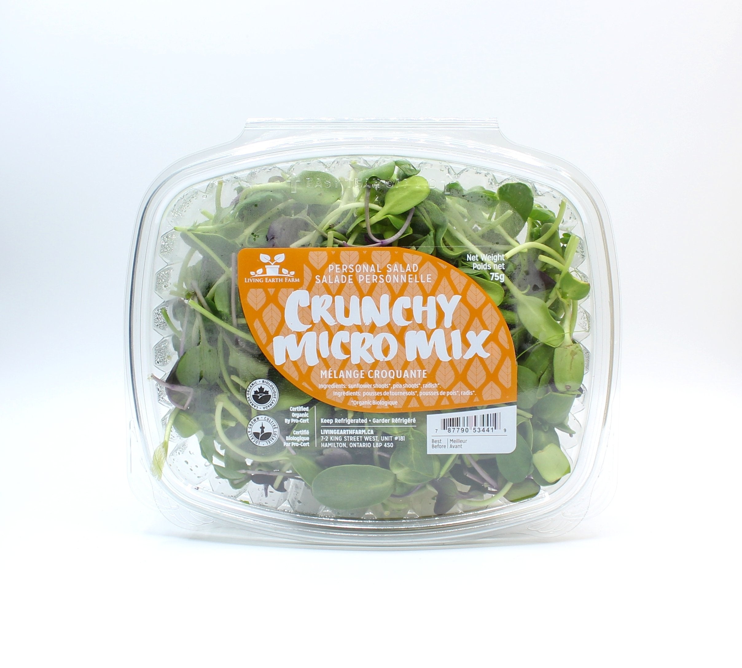 Living Earth Organic Crunchy Micro Mix