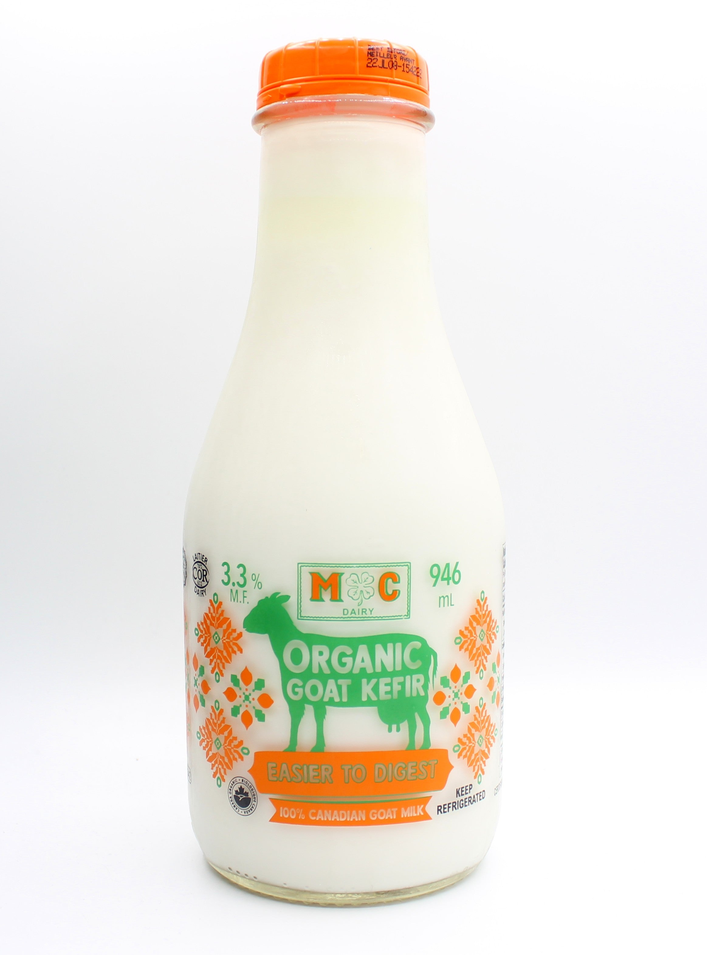 MC Dairy Organic Drinkable Goat Milk Kefir