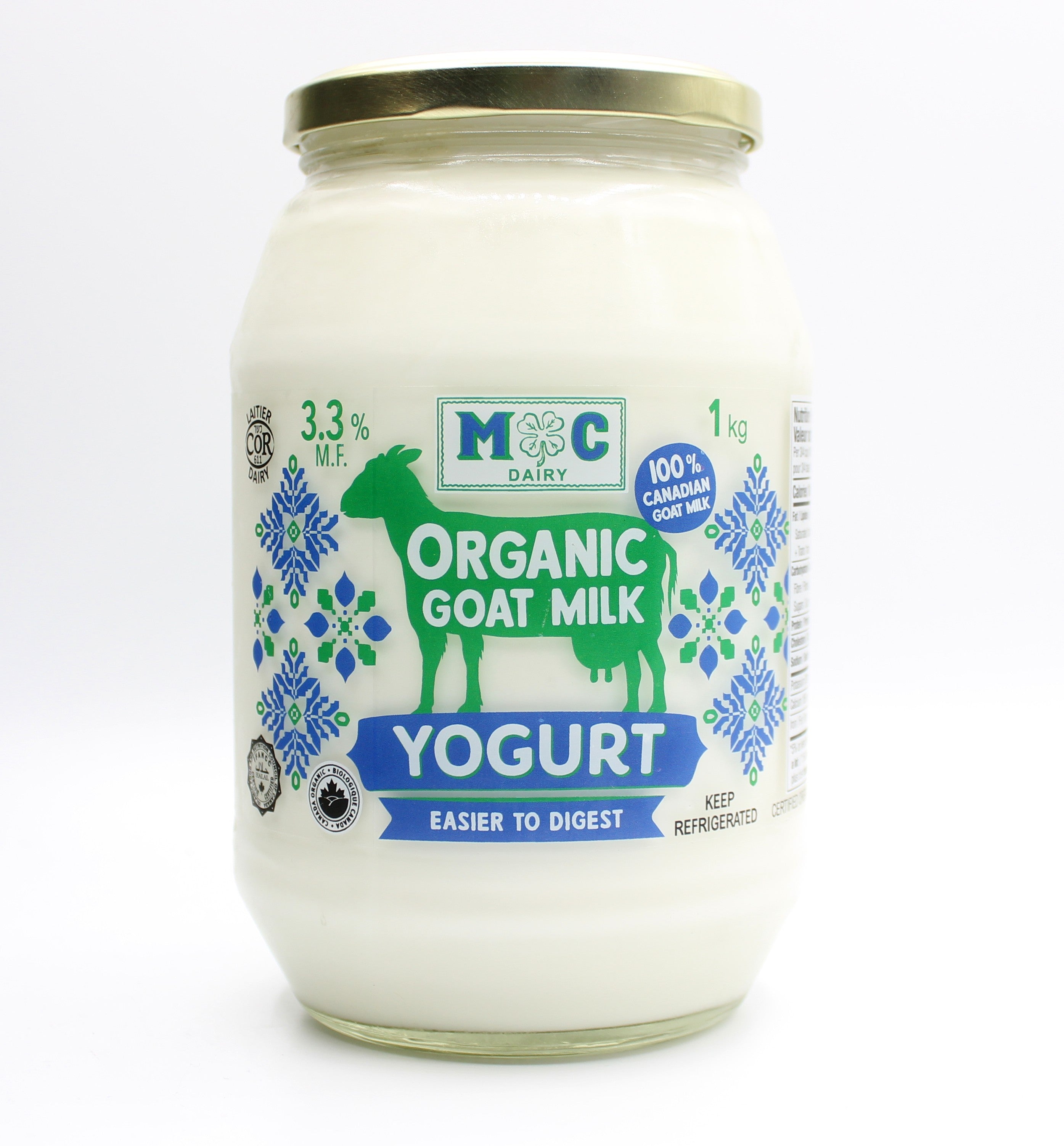MC Dairy Organic Goat Milk Yogurt