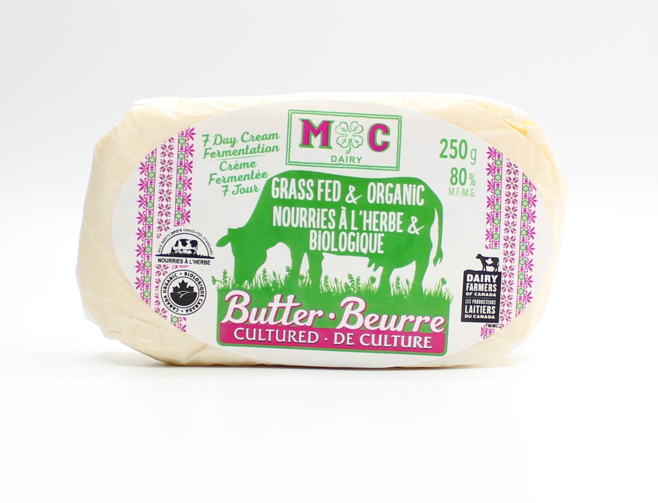 Cultured Grass Fed Organic Butter