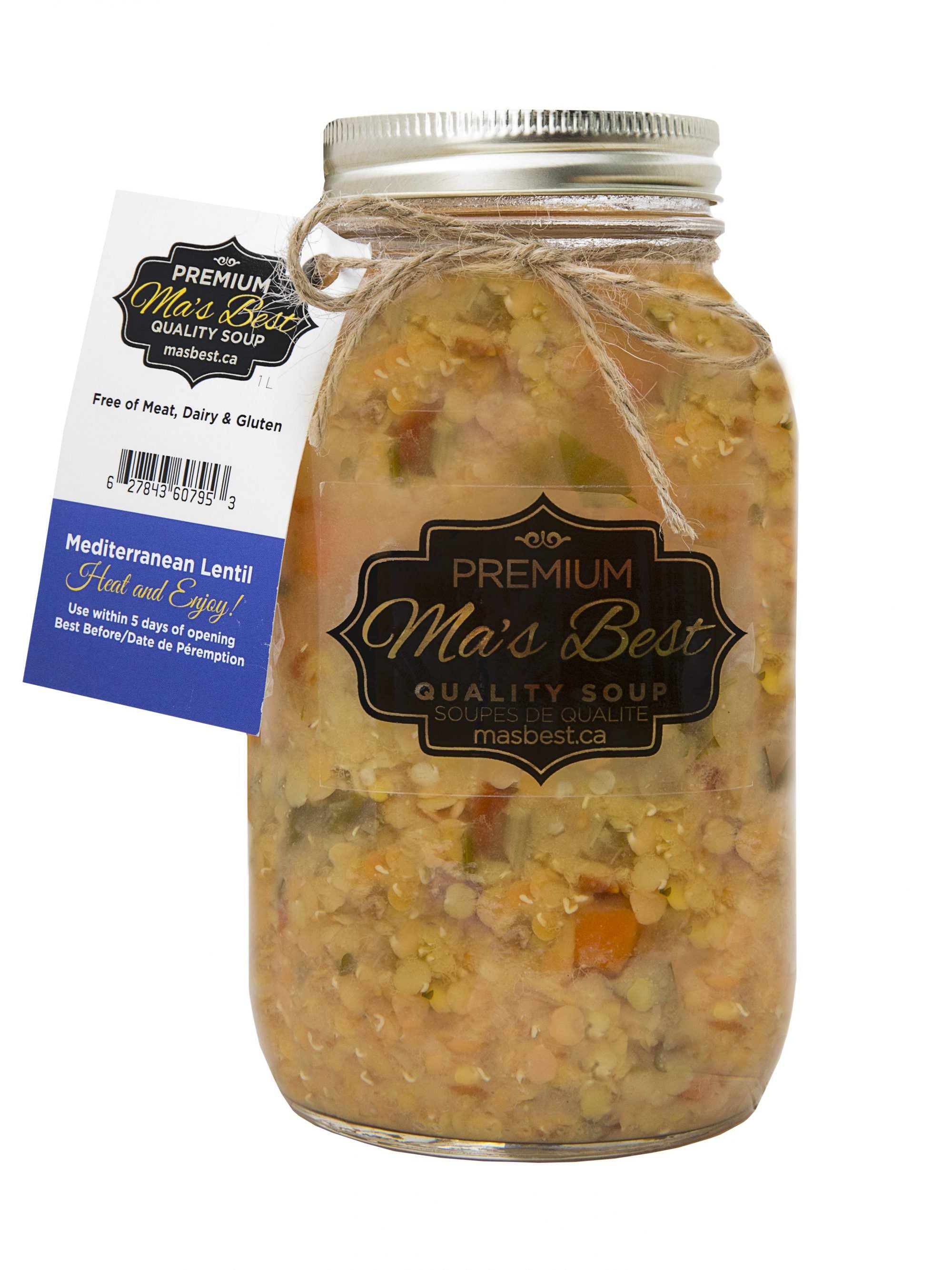 Ma's Best Mediterranean Lentil Soup