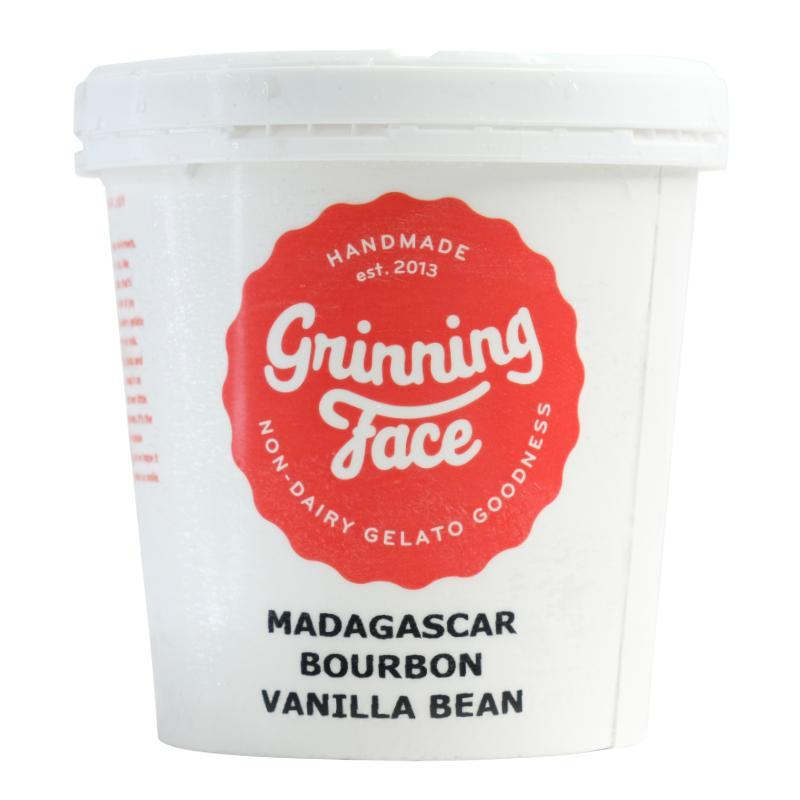 Grinning Face Madagascar Bourbon Vanilla Bean Gelato