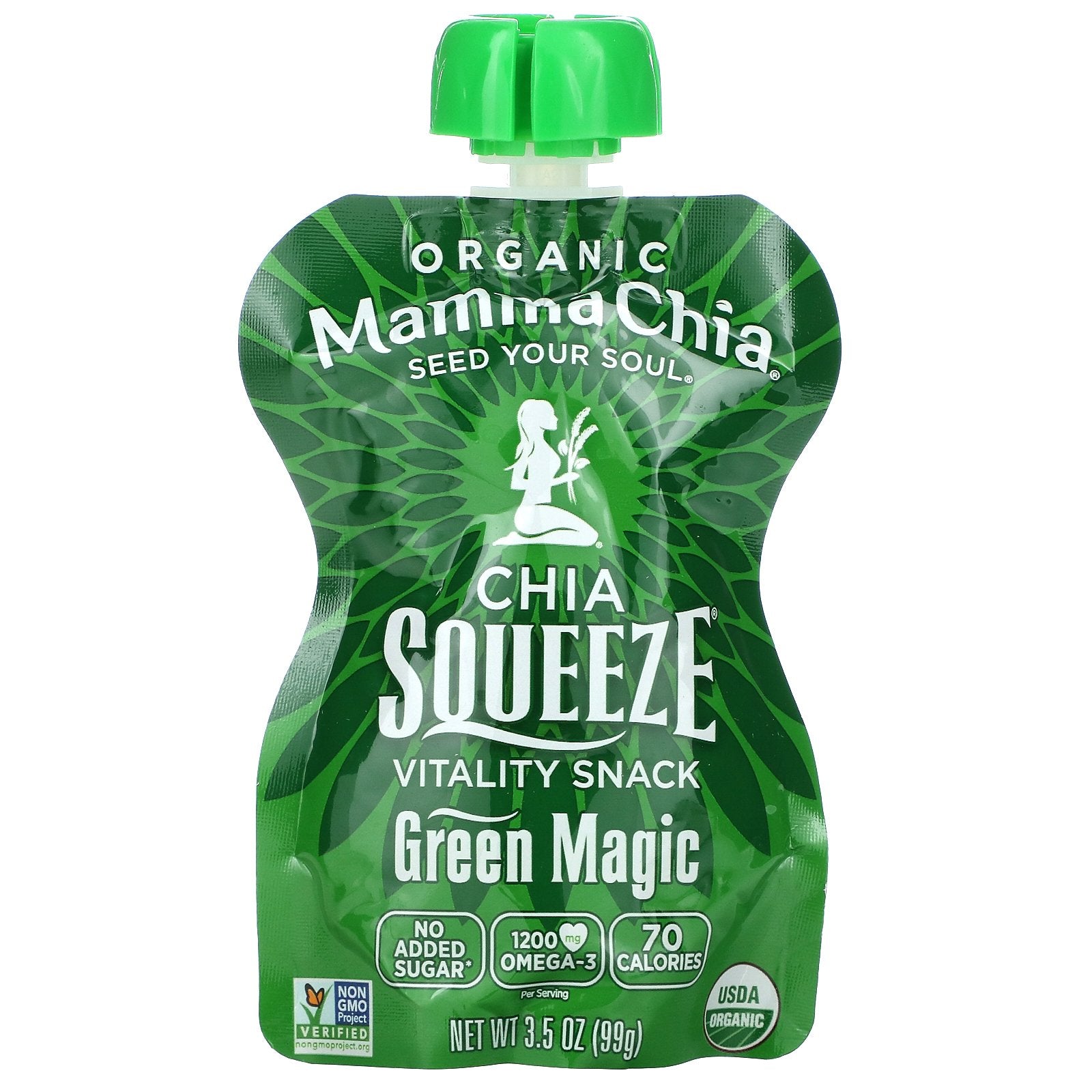 Mamma Chia Organic Green Magic Squeeze Pouch