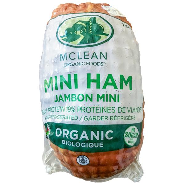 Mclean Meats Organic Mini Hams