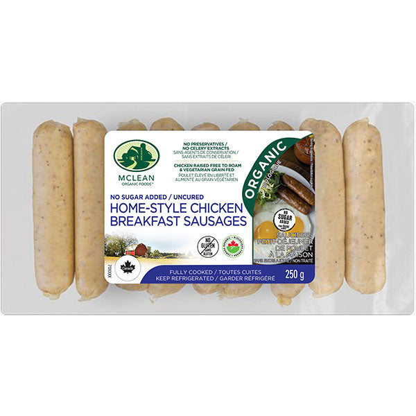Organic Chicken Breakfast Sausage