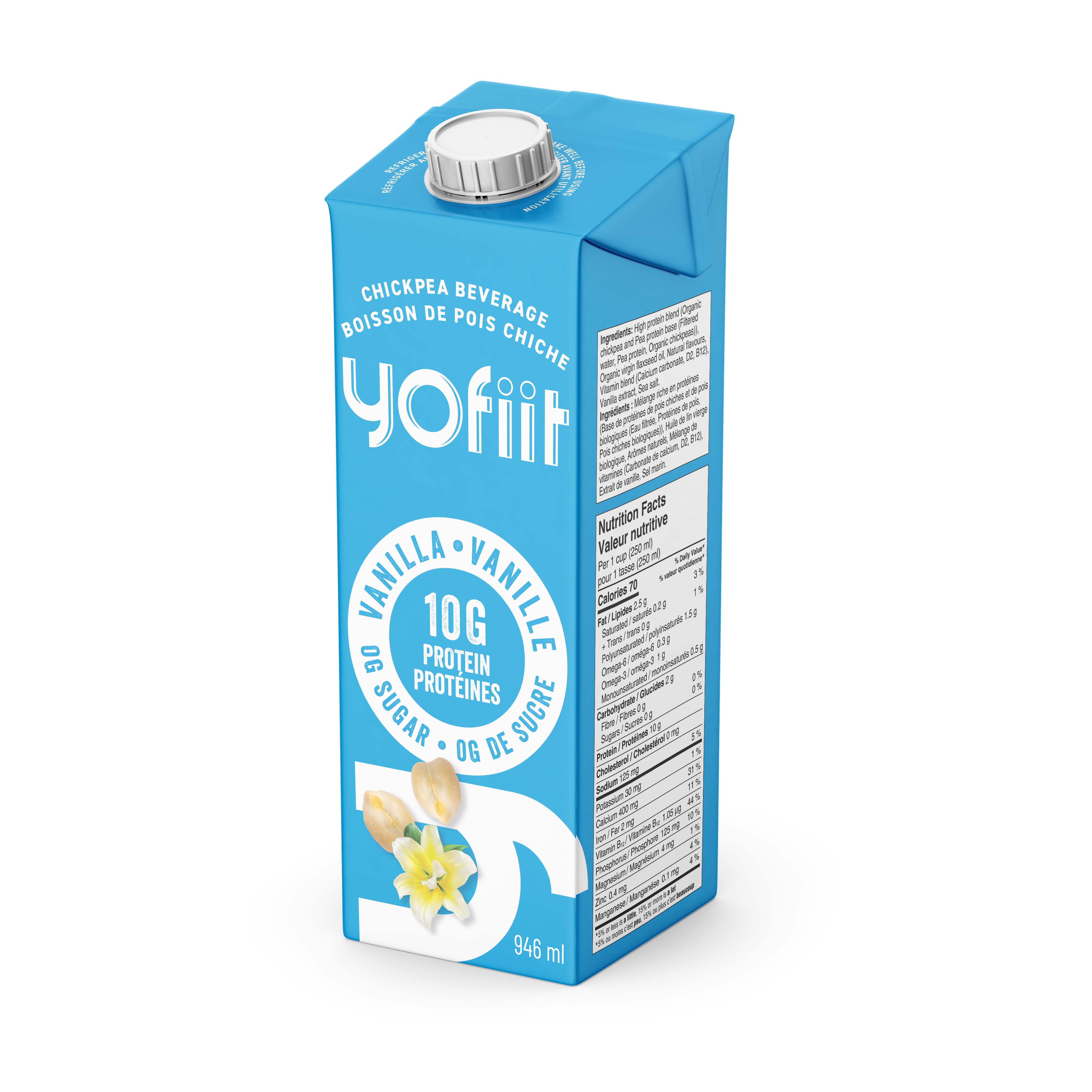 Yofiit Vanilla Chickpea Beverage