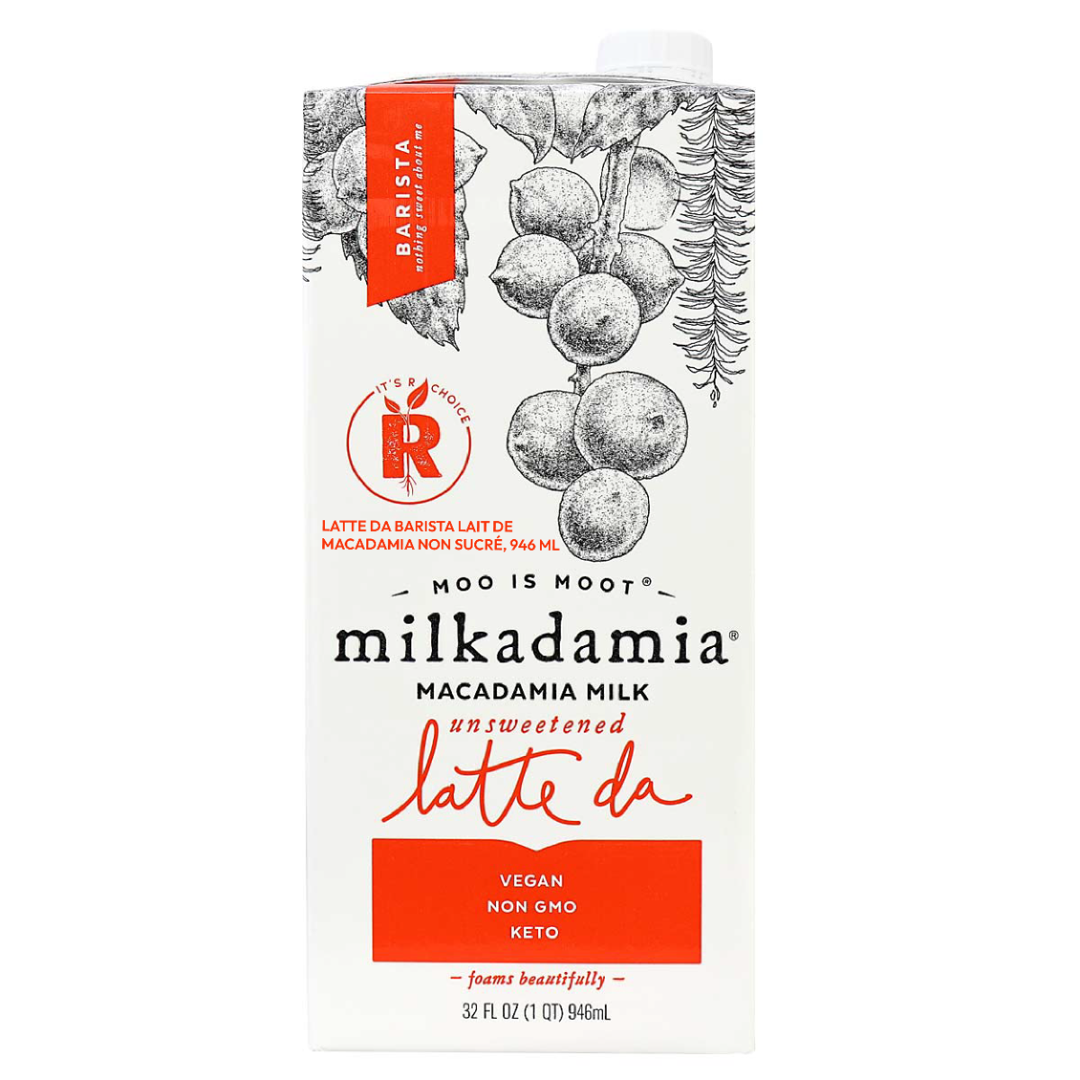 Milkadamia Unsweetened Macadamia Barista