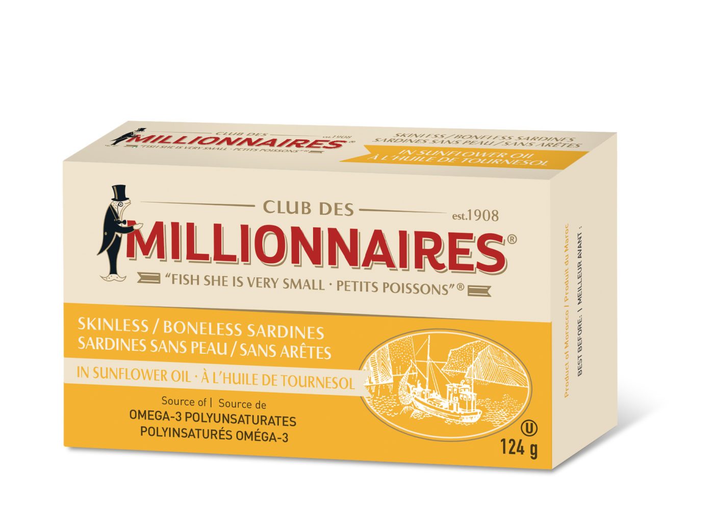 Millionnaires Skinless Sardines in Sunflower Oil