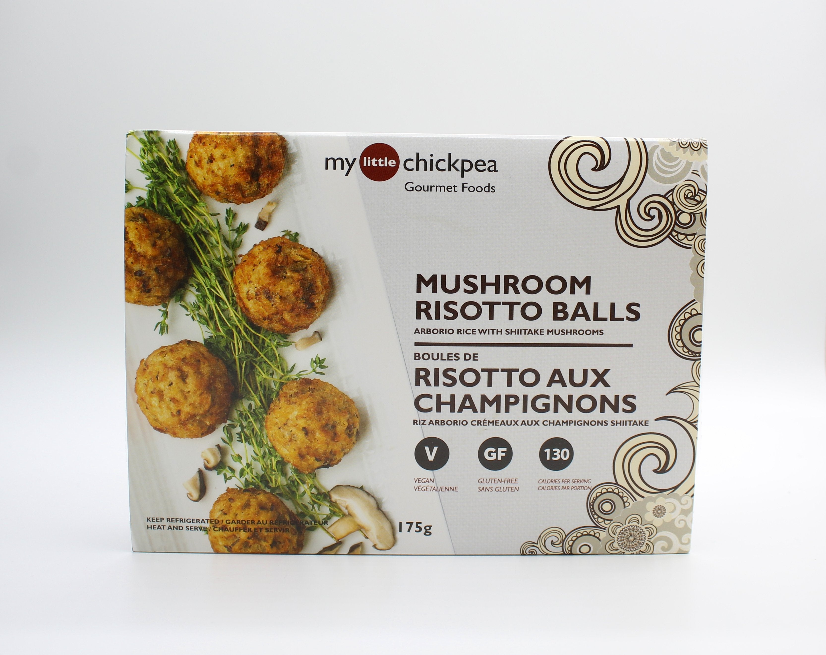 My Little Chickpea Mushroom Risotto Balls