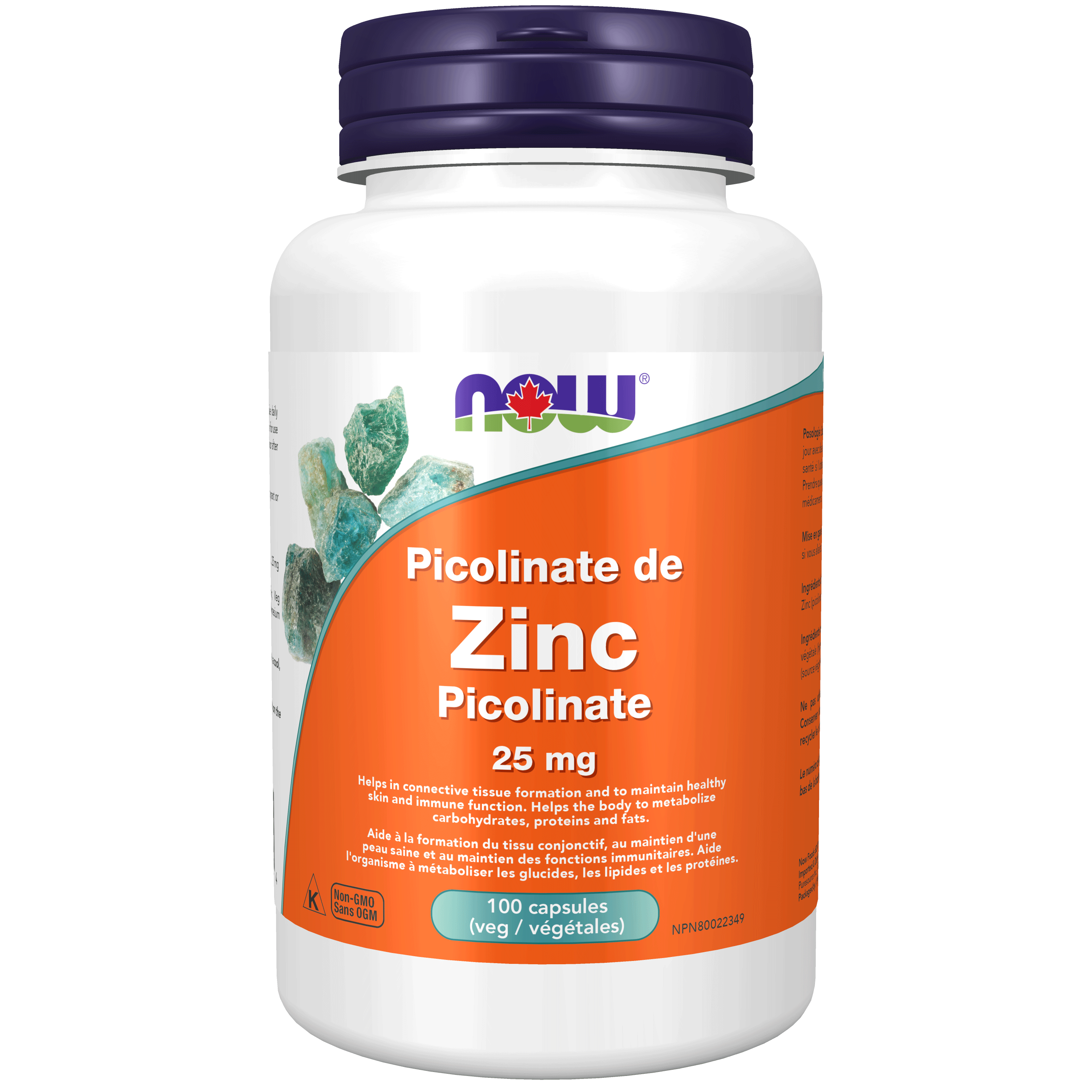 Now Zinc Picolinate - 25Mg