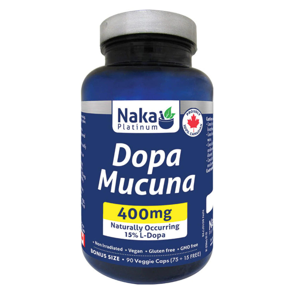 Naka Dopa Mucuna - 400mg Bonus Size