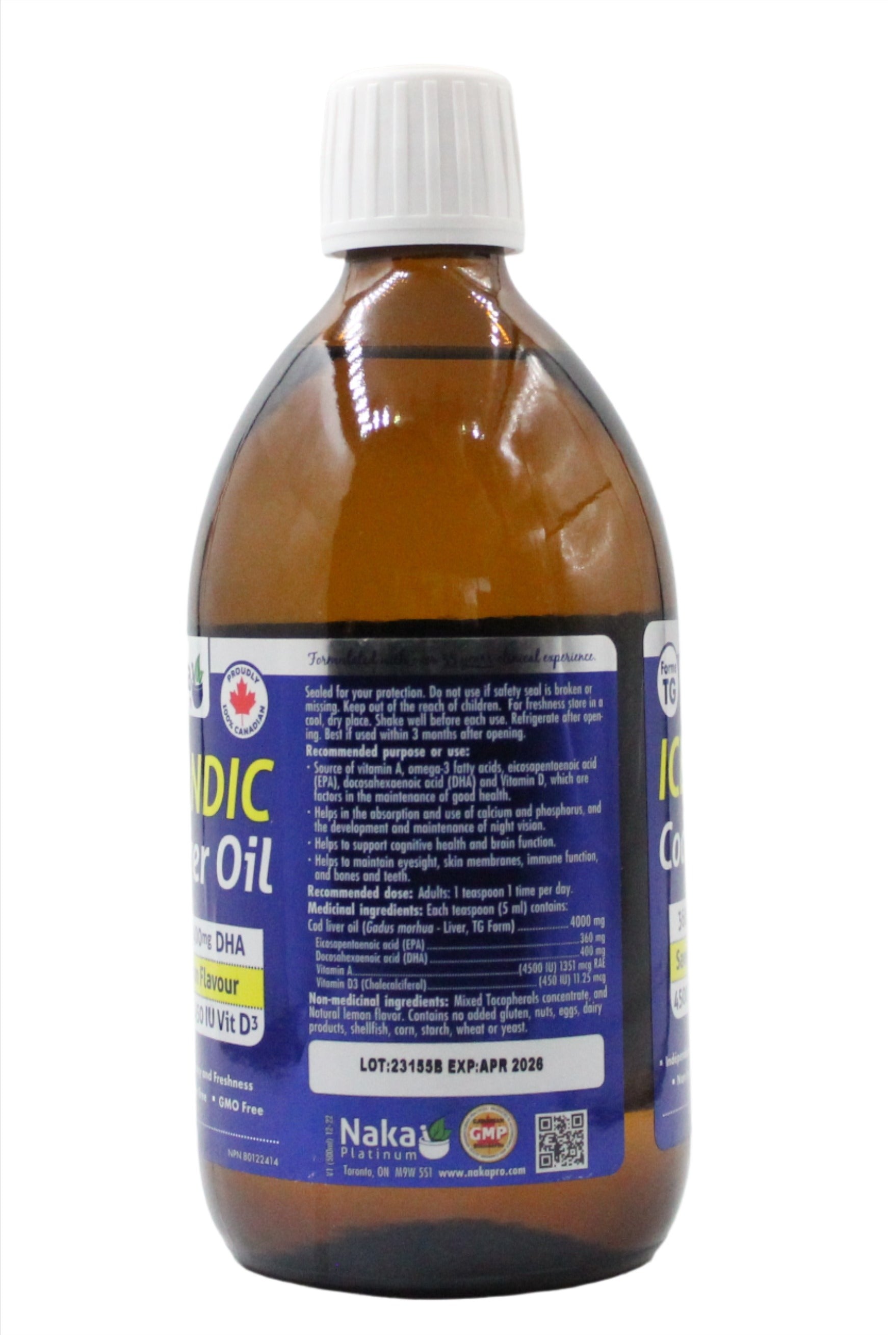 Naka Icelandic Cod Liver Oil