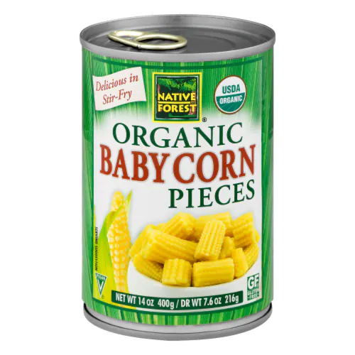 Organic Cut Baby Corn