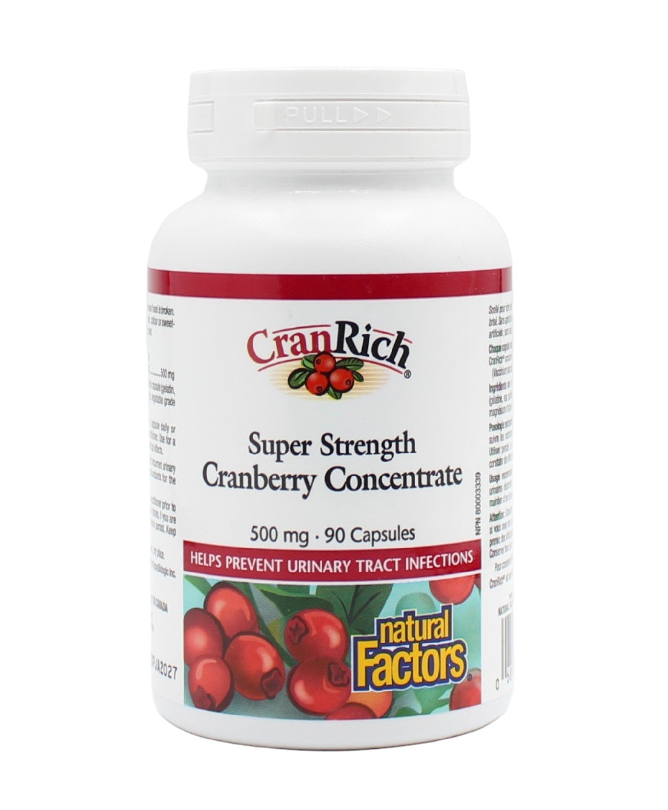 Natural Factors Cranrich Cranberry 500mg