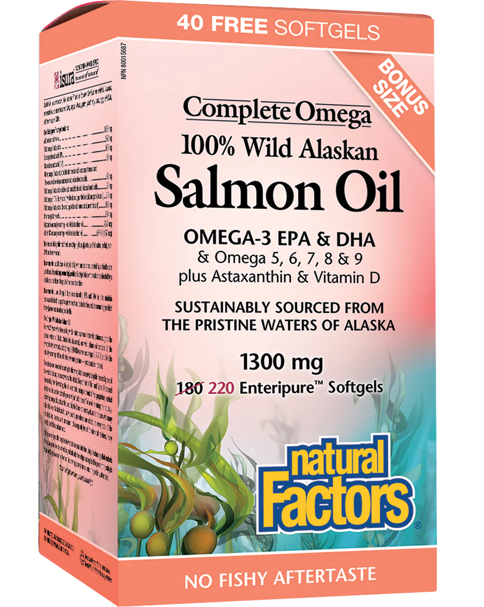 Natural Factors Salmon Oil 1,300mg