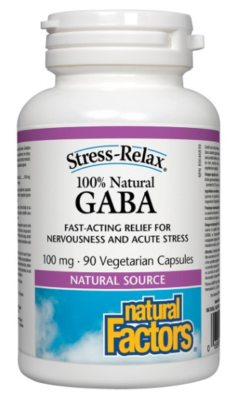 Natural Factors GABA 100 mg
