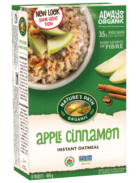Nature's Path Organic Apple Cinnamon Oatmeal