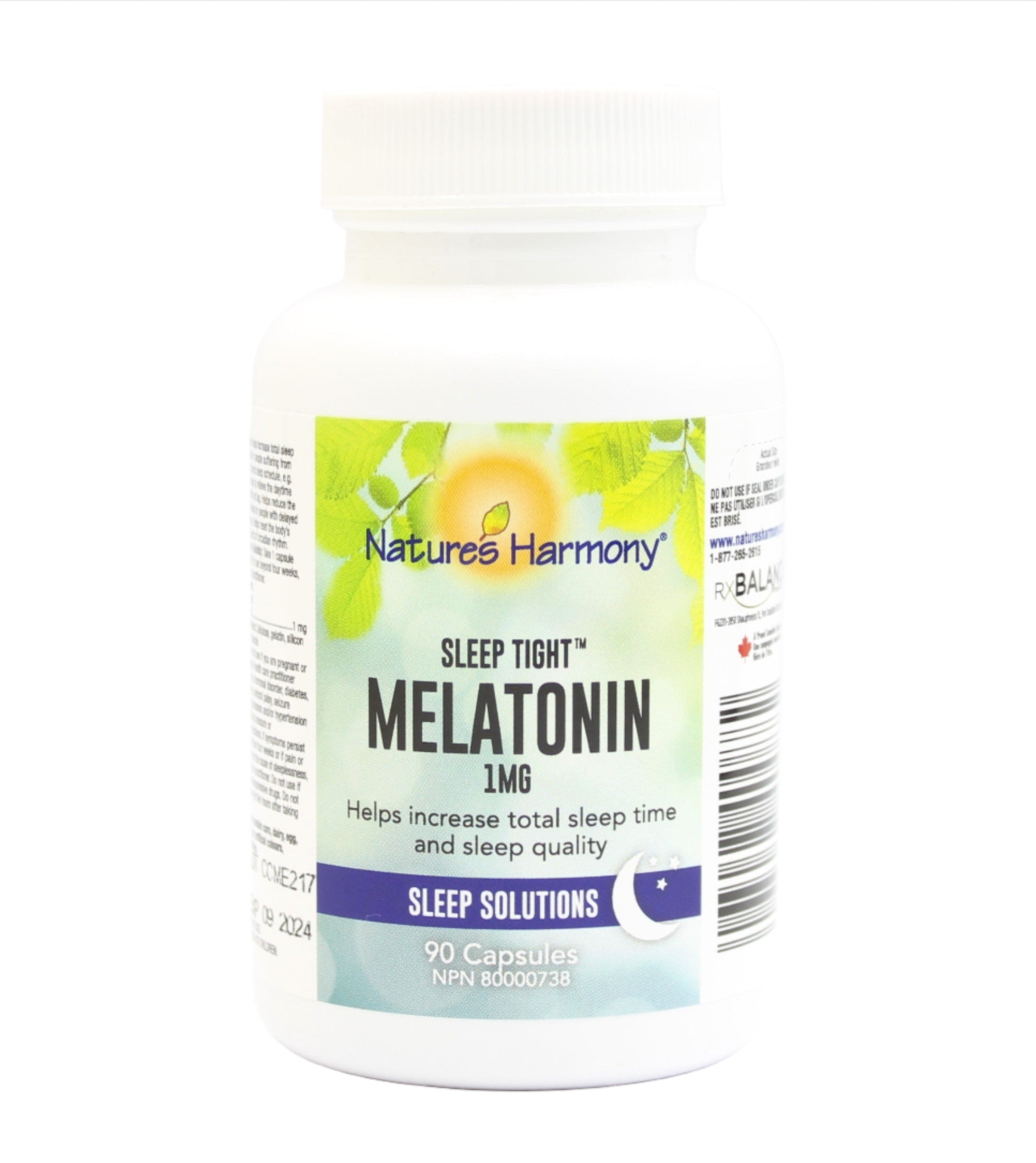 Nature's Harmony Melatonin - 1mg