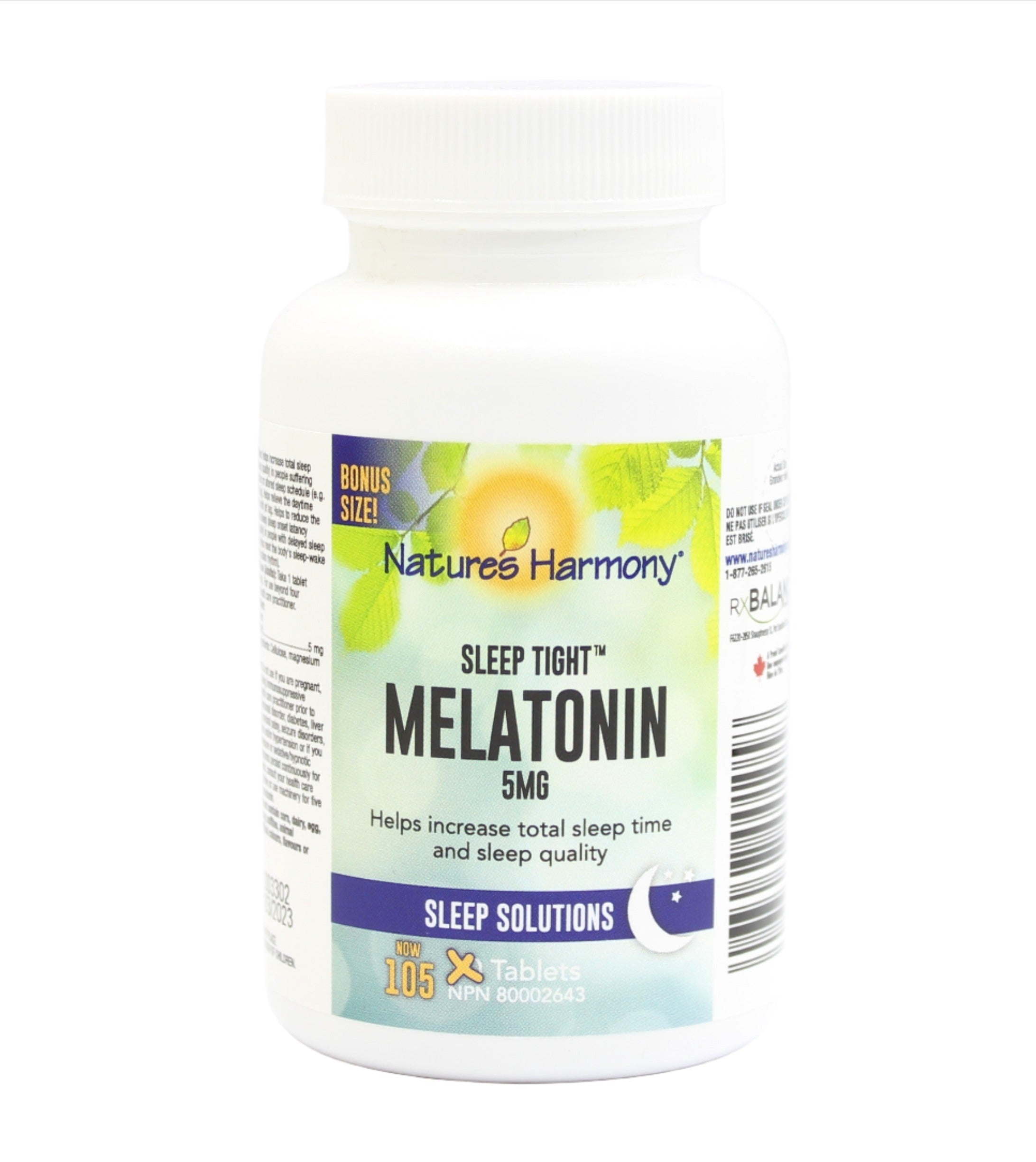 Nature's Harmony Sleep Tight Extra - 5mg