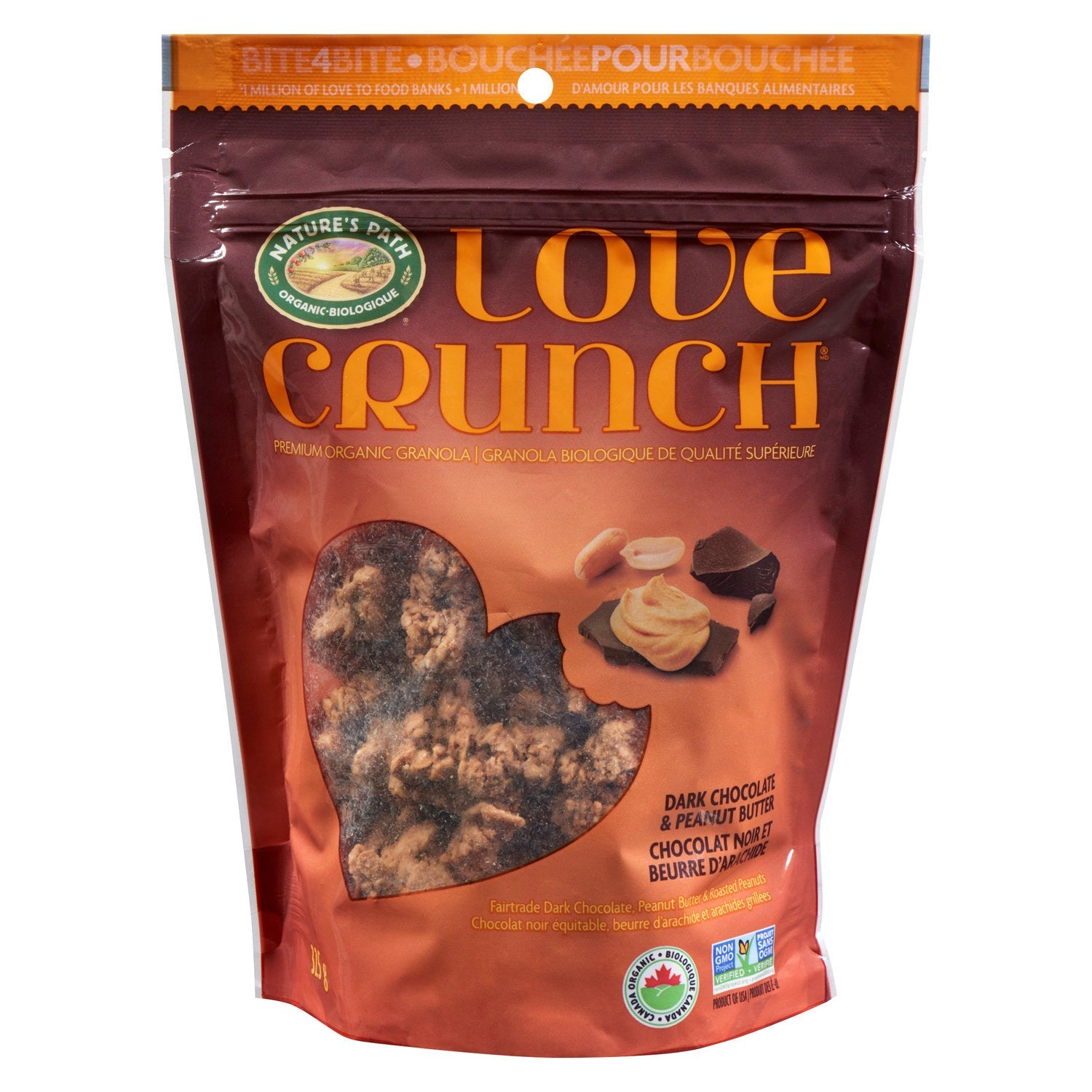 Nature's Path Organic Dark Chocolate & Peanut Butter Love Crunch