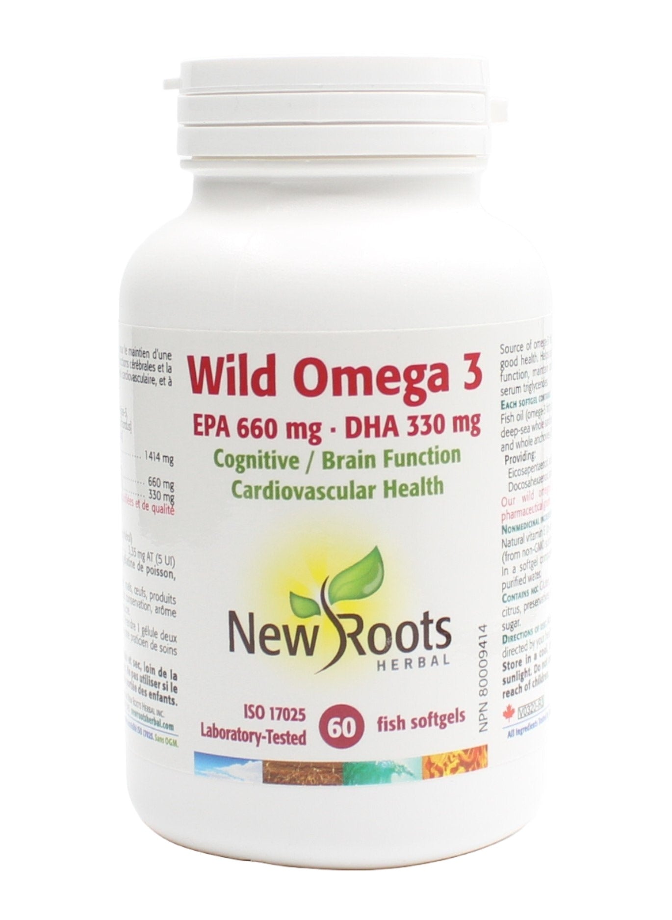 New Roots Wild Omega-3 Epa 660mg/Dha 330mg