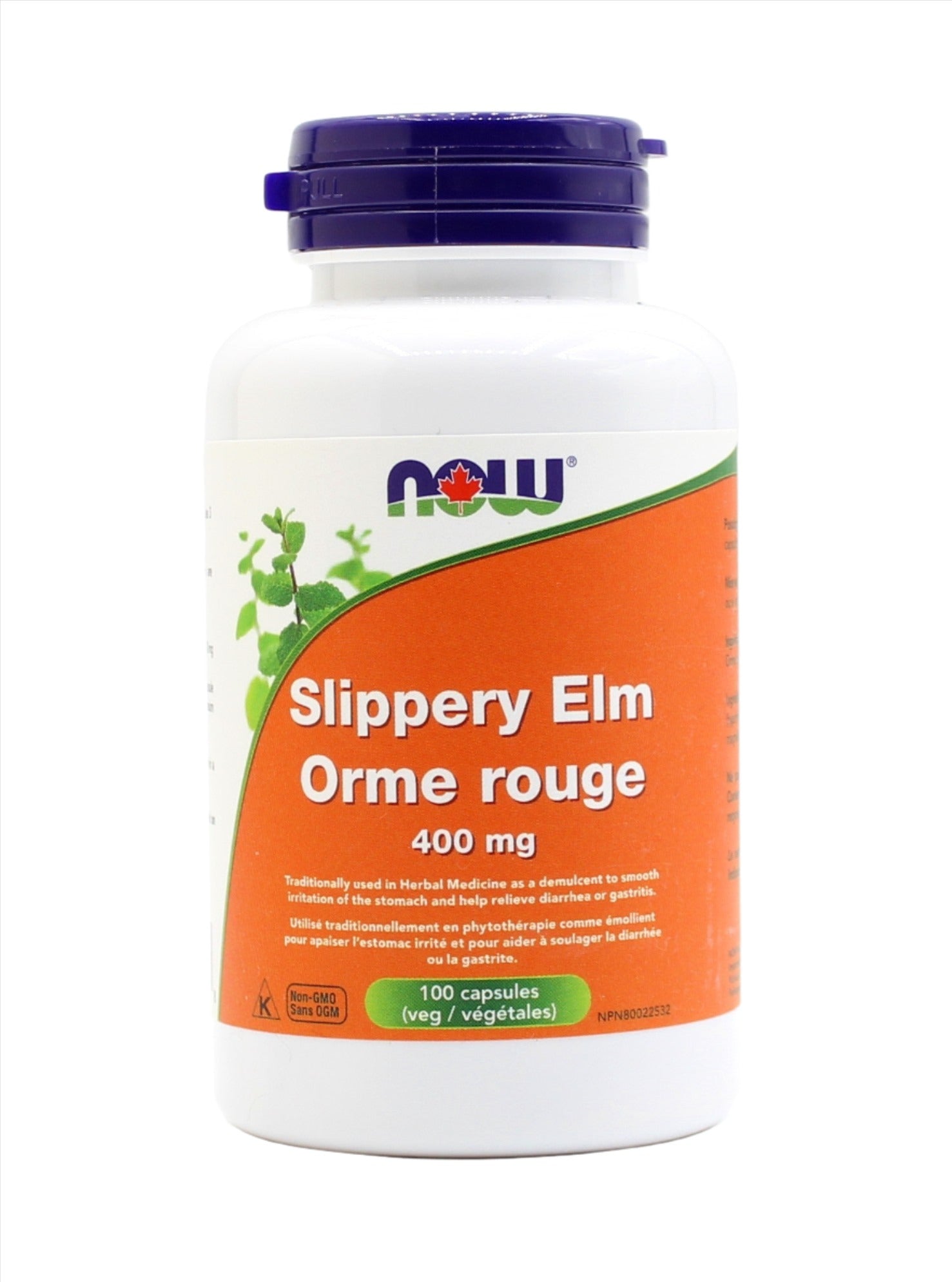 Now Slippery Elm - 400Mg