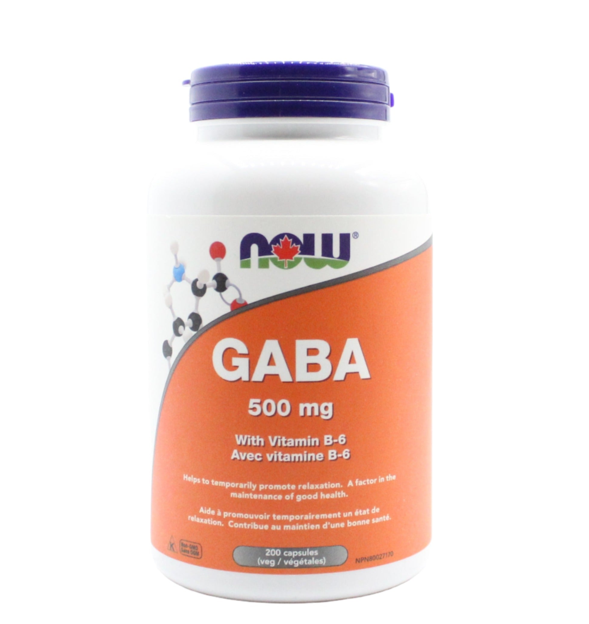 Now Gaba + B6 - 500mg
