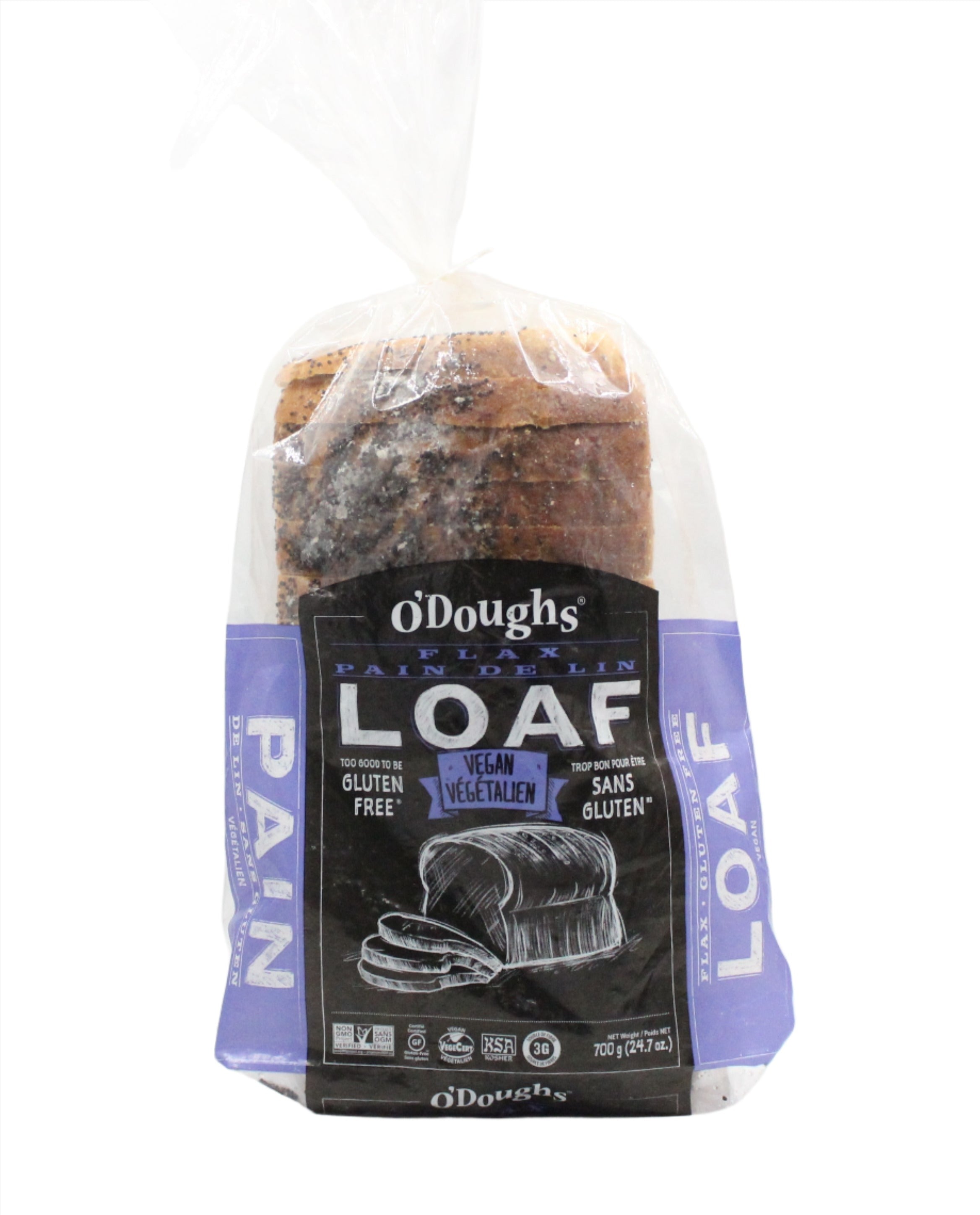 O'doughs Gluten Free Flax Loaf