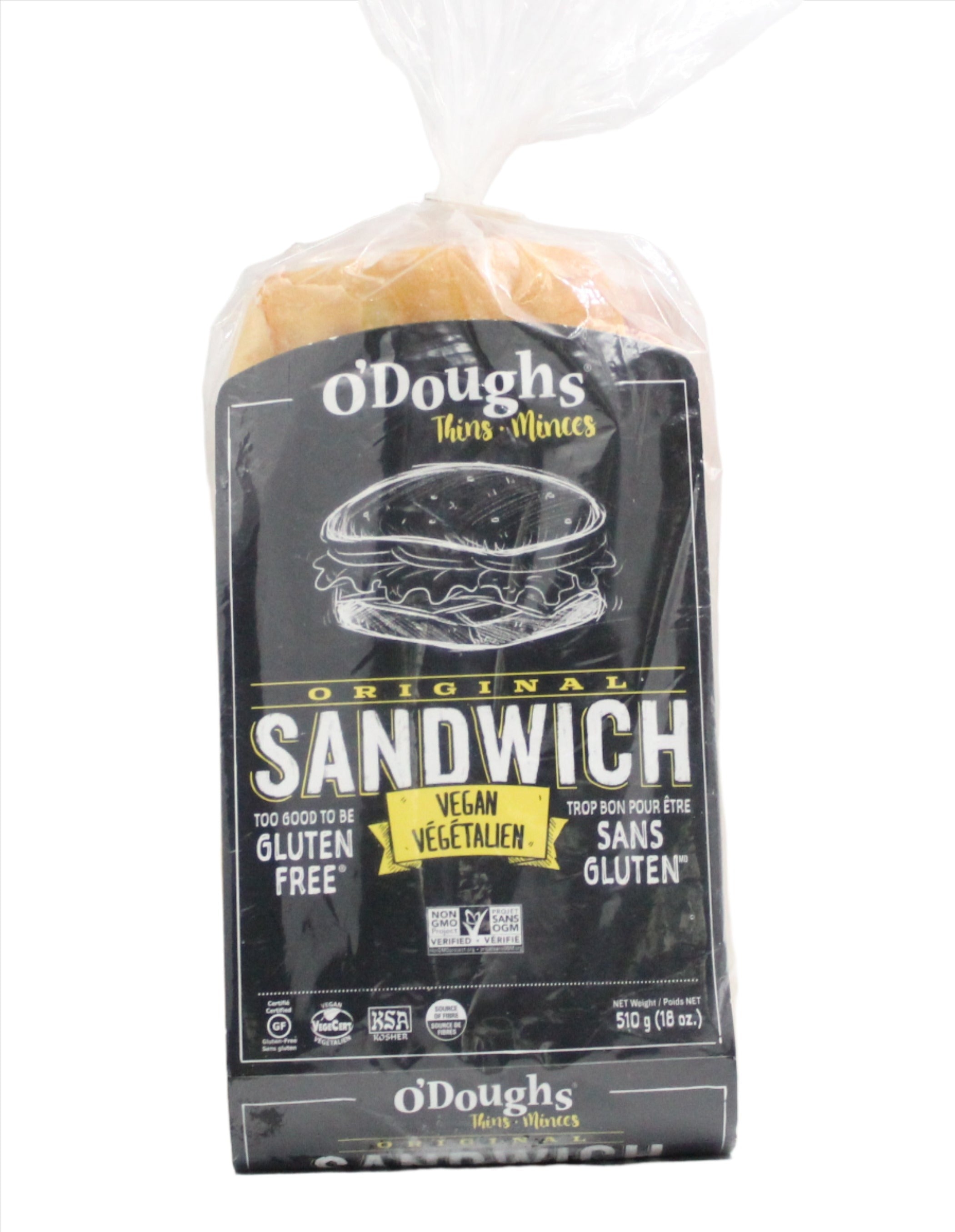 O'doughs Gluten Free Original Sandwich Thins