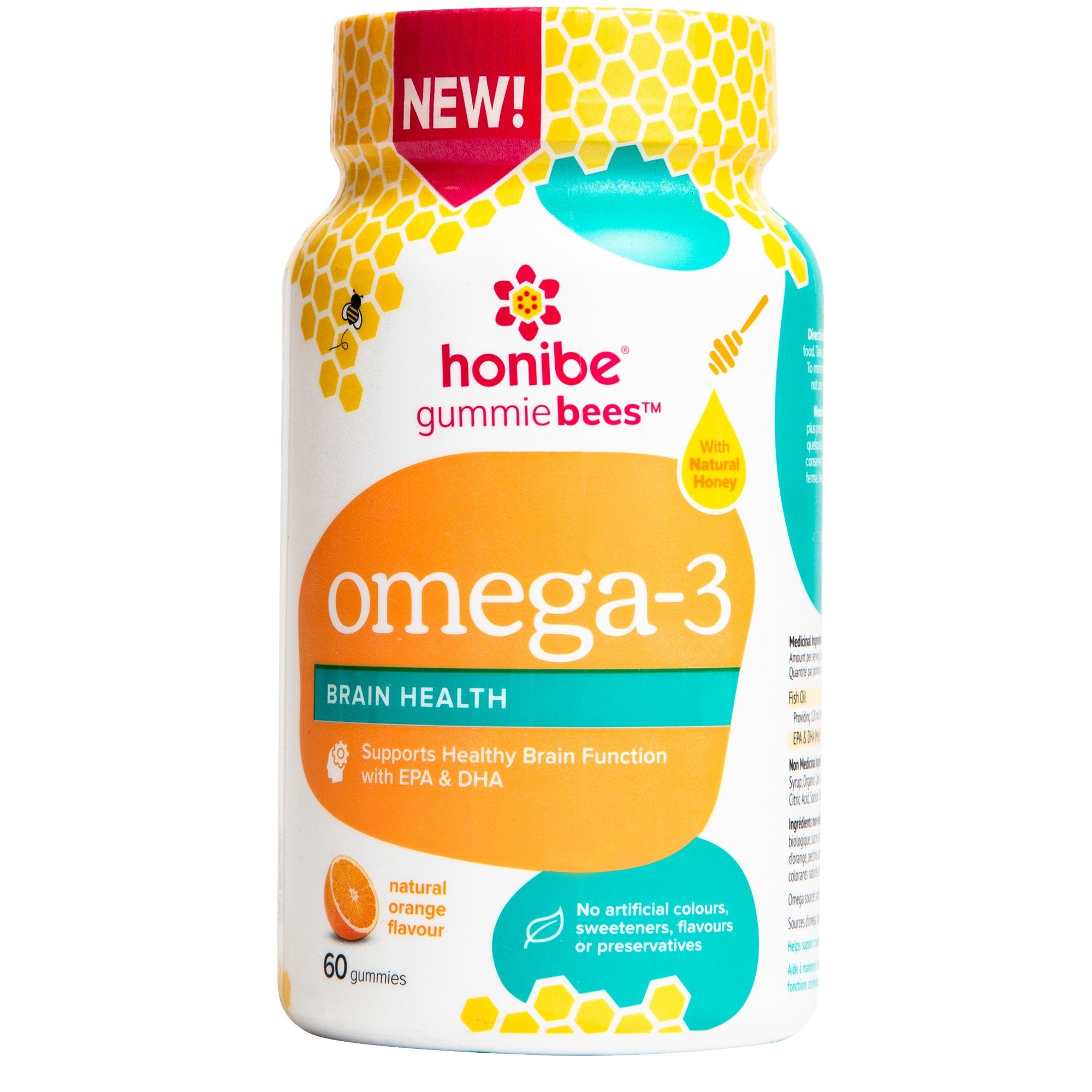 Honibe Omega-3 Honey Gummies