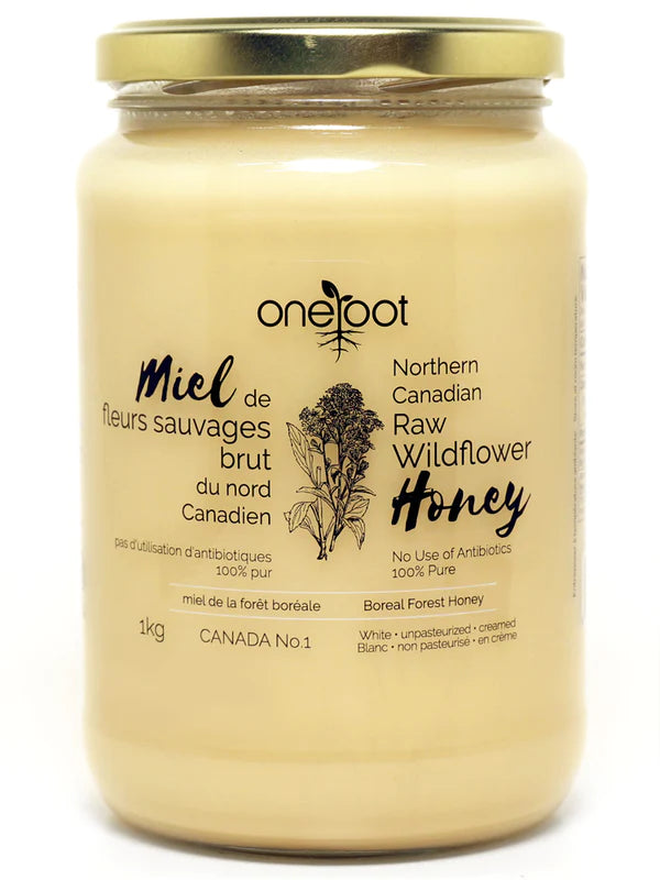 Oneroot Raw Wildflower Honey
