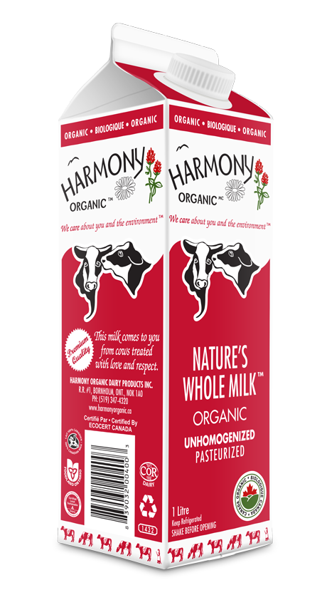 Harmony Organic Unhomogenized Whole Milk