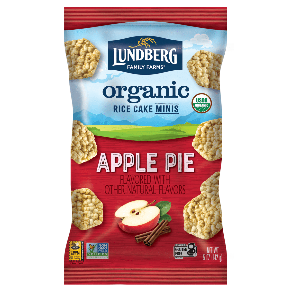 Lundberg Organic Apple Pie Mini Rice Cakes