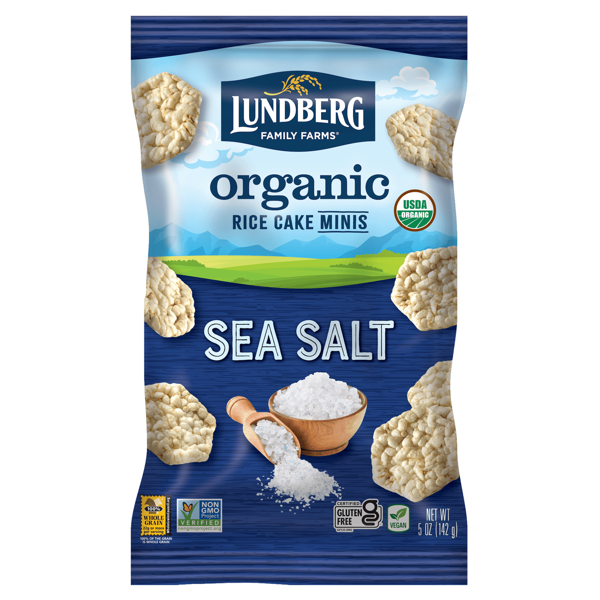 Lundberg Organic Sea Salt Mini Rice Cakes
