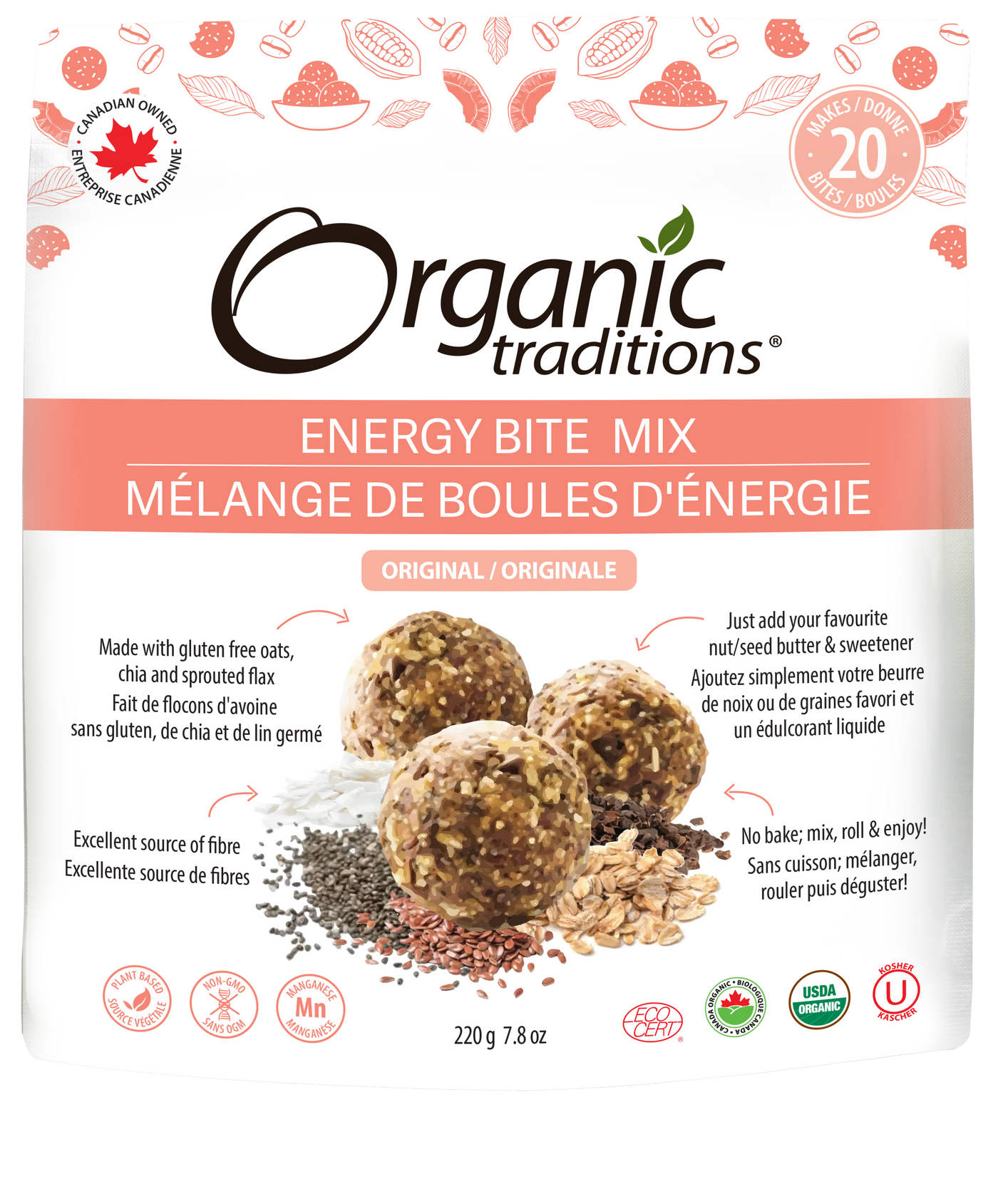 Organic Traditions Organic Energy Bite Mix