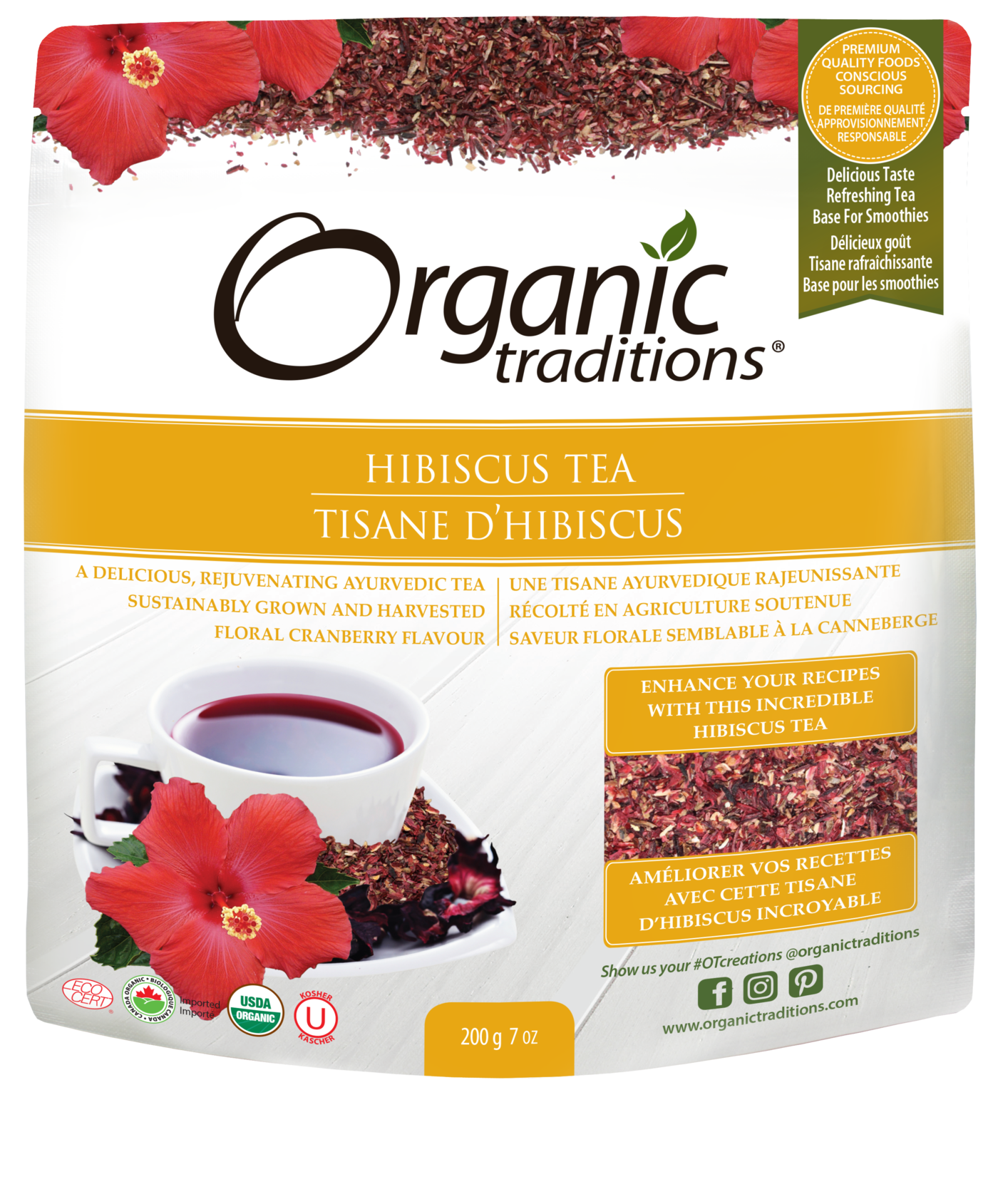 Organic Traditions Organic Hibiscus Tea