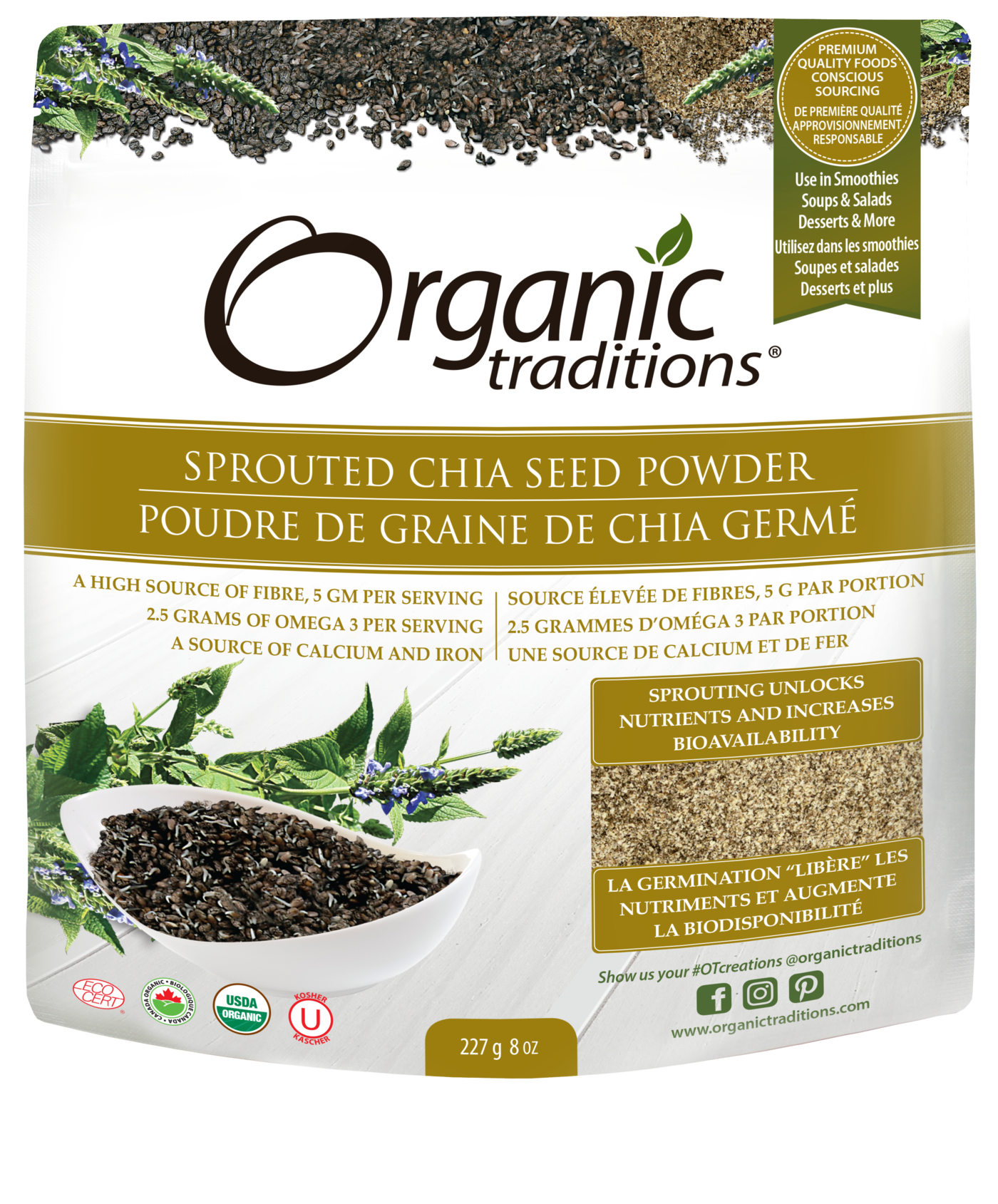 Organic Traditions Organic Sprouted Chia