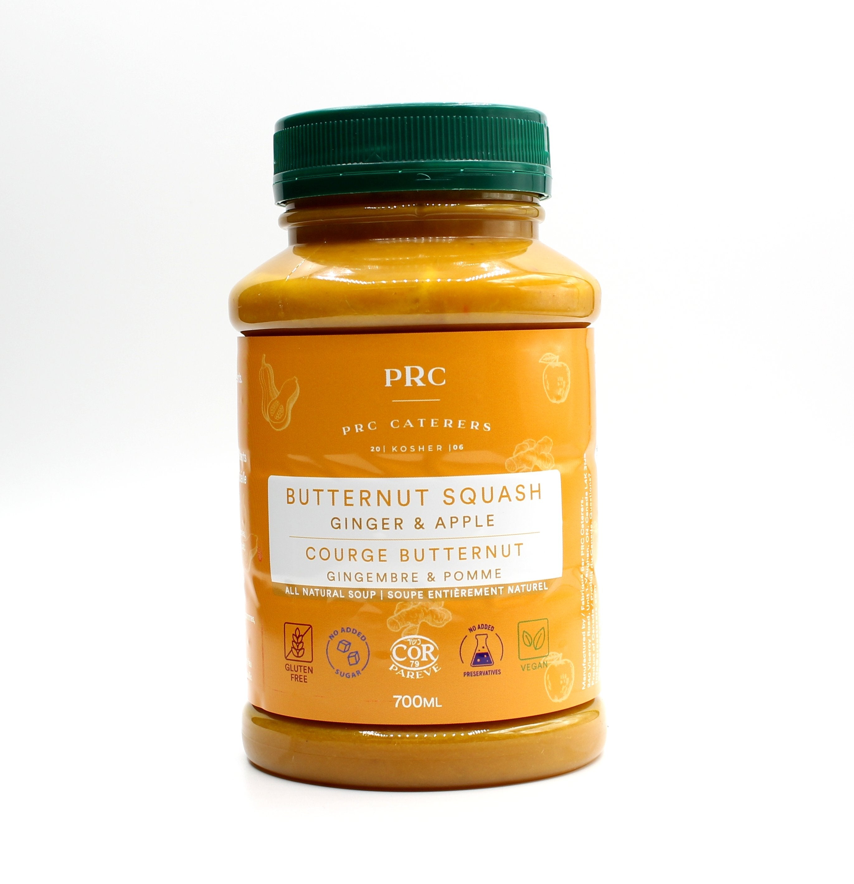 PRC Caterers Butternut Ginger Apple Soup