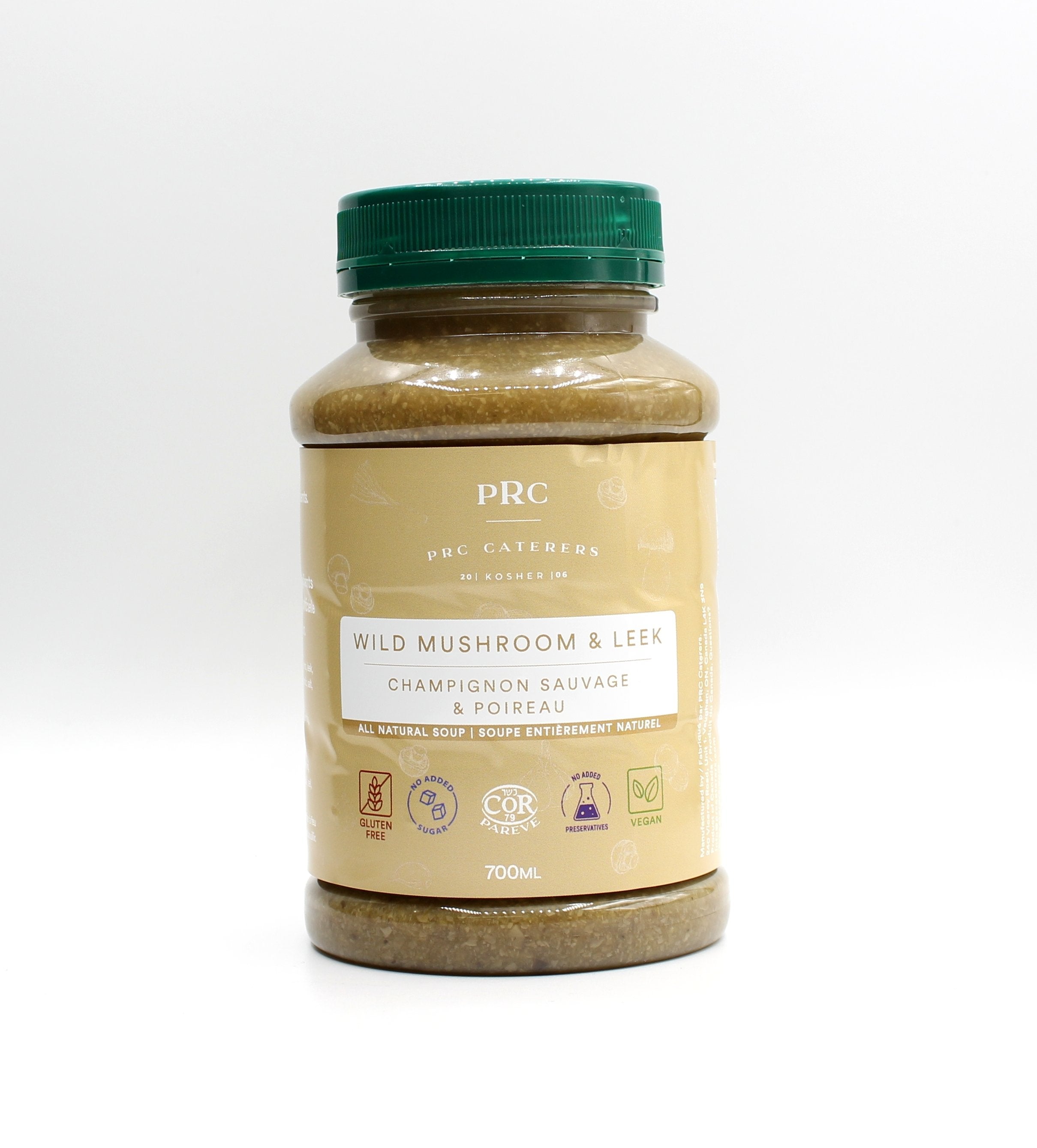 PRC Caterers Wild Mushroom Leek Soup