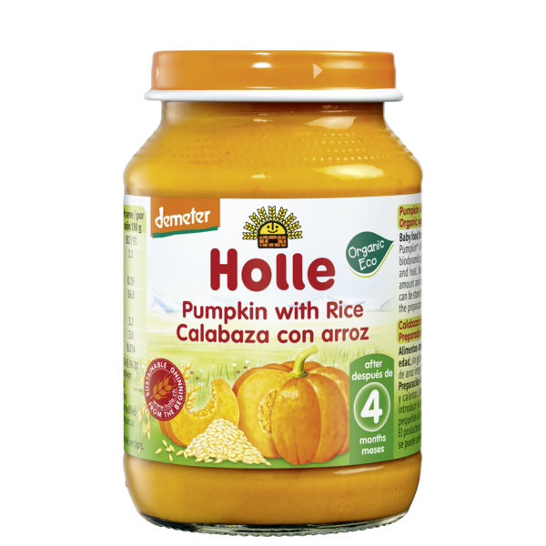 Holle Organic Pumpkin With Rice