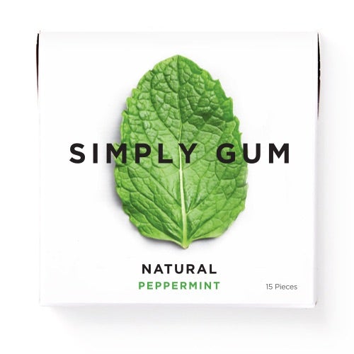 Simply Gum Peppermint Natural Chewing Gum