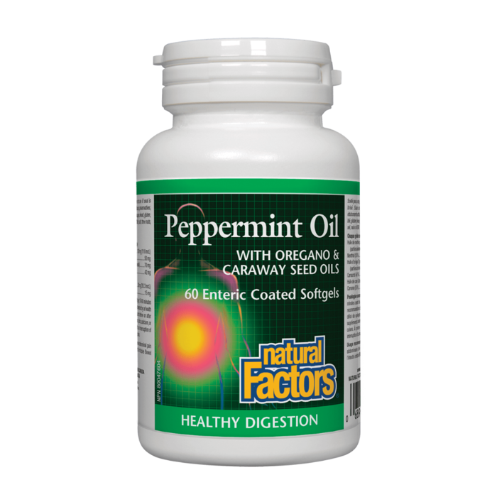 Natural Factors Peppermint Oil + Oregano