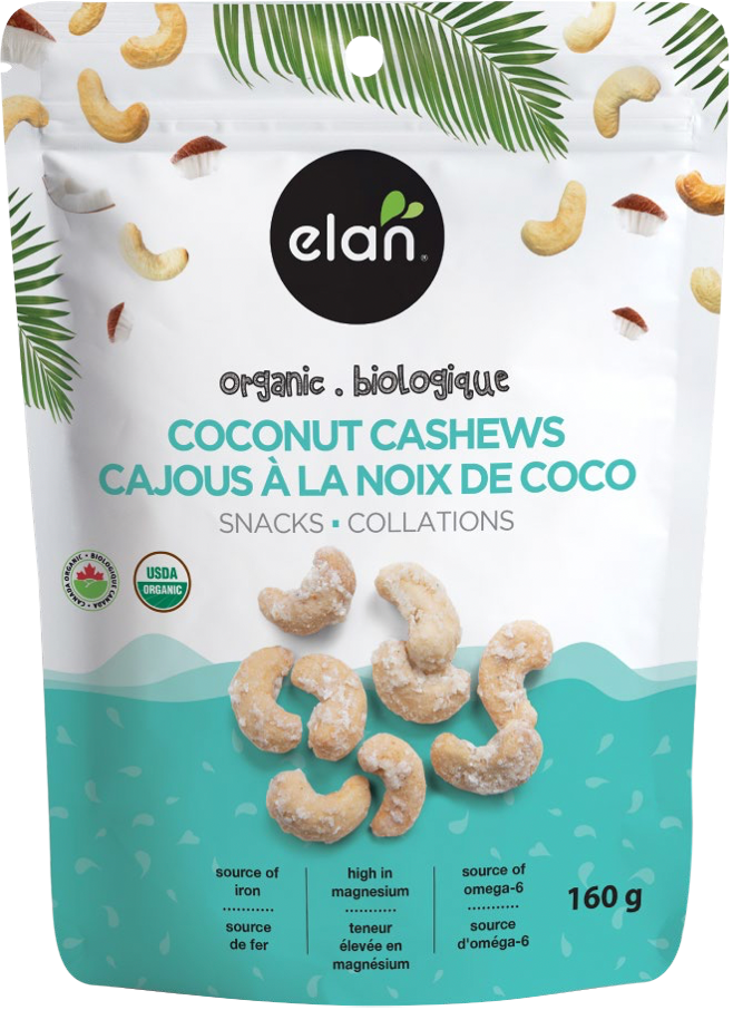 Elan Organic Coconut Cashews